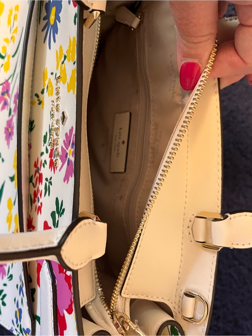 kate spade Staci Garden Bouquet Medium Satchel - Picture 4 of 10